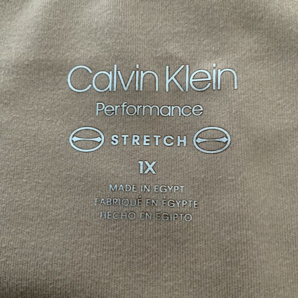 Calvin Klein  7/8 Leggings Brown Animal Print High Rise 1X - Picture 4 of 11